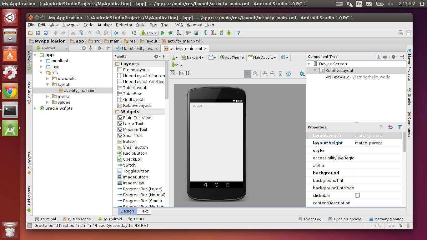 How to Install Android Studio in Ubuntu 14.04/14.10/12.04 ...