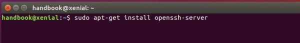 install openssh server