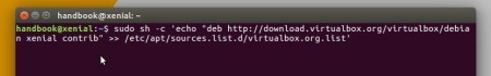 Virtualbox Official Linux repository