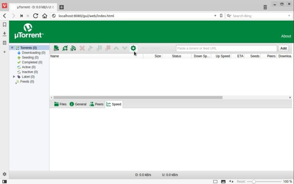 uTorrent Web UI