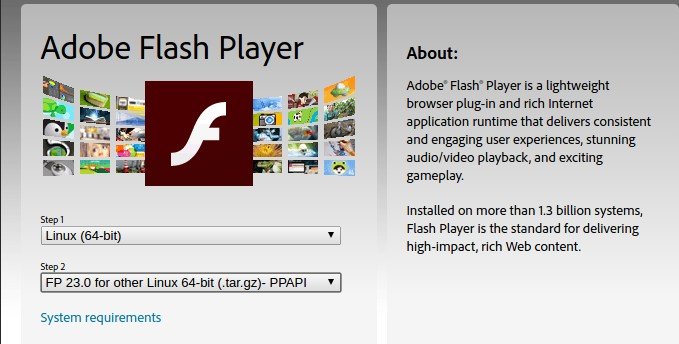 How To Install Flash Player On Fedora 22 Kde