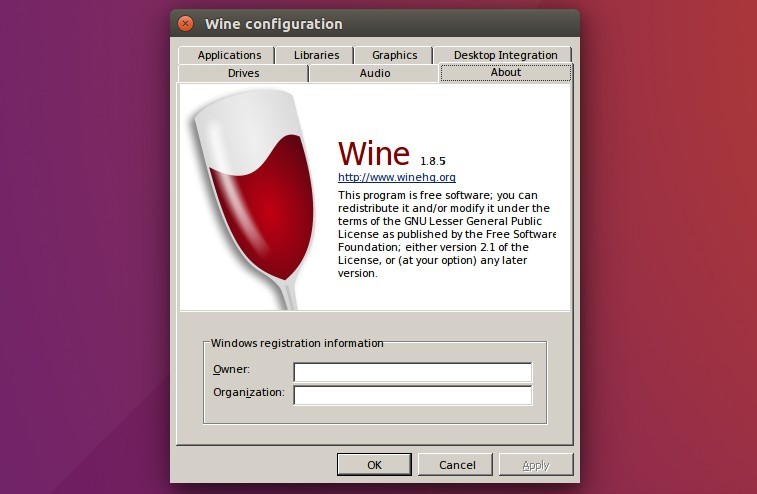 paquet wine pour ubuntu
