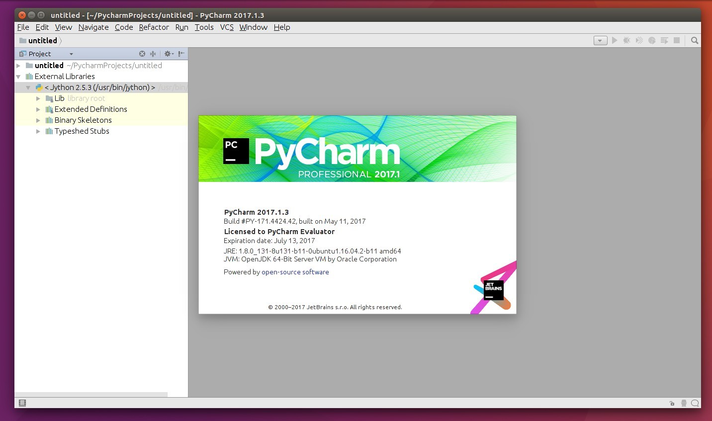 Pycharm linux