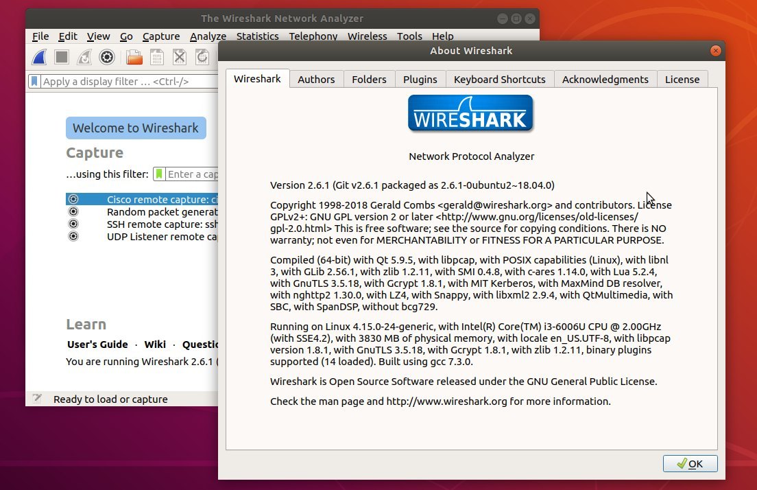 wireshark sous ubuntu