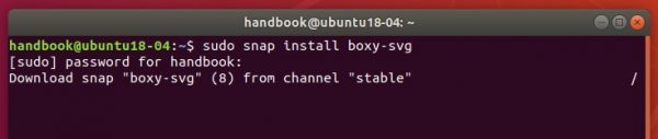 Install Boxy Svg Editor Via Snap In Ubuntu 16 04 18 04 Higher Ubuntuhandbook