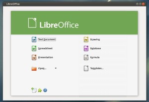 LibreOffice 4.1 main window