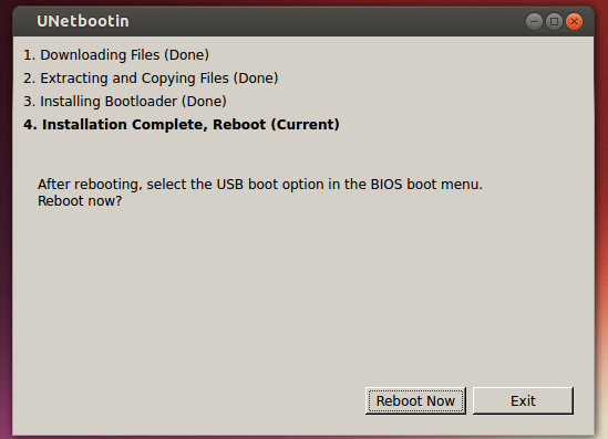 using unetbootin to install ubuntu on an ssd