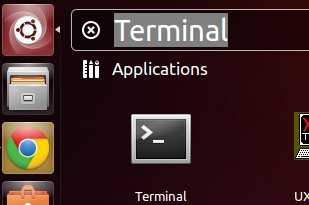 Open Terminal to run commands