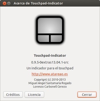 touchpad indicator ubuntu