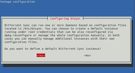 bittorrent sync configuration