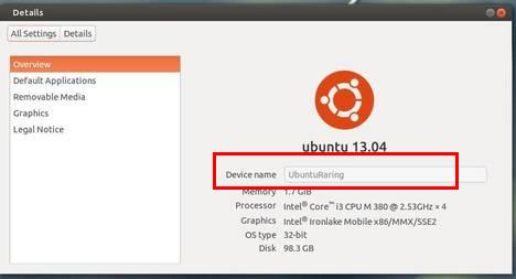 ubuntu hostname