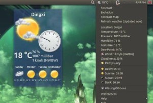 weather indicator for linux