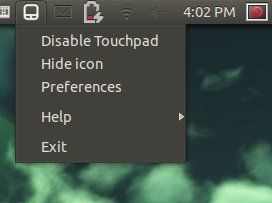 Touchpad Indicator Ubuntu 13.10