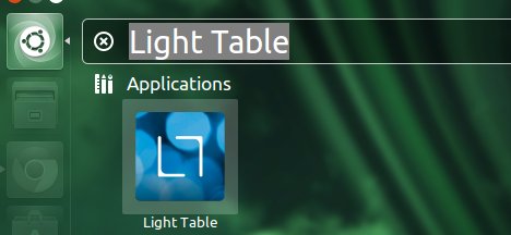 Light Table in Ubuntu unity