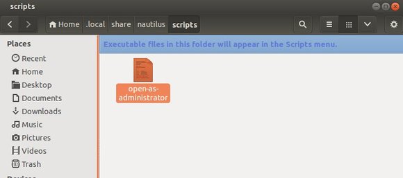 open as administtrator ubuntu 14.04