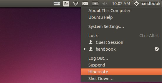 hibernate ubuntu 13.10