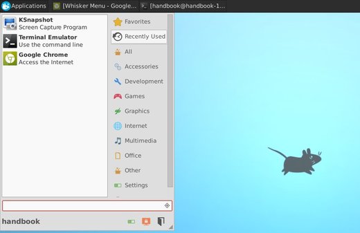 whisker menu in Ubuntu 13.10 Xfce4