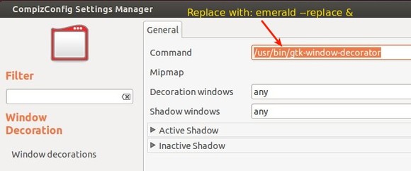 enable emerald in Ubuntu