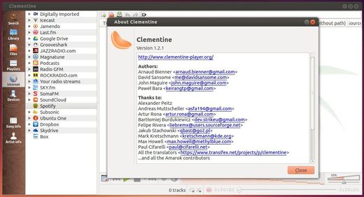 clementine 1.2.1 in ubuntu 13.10