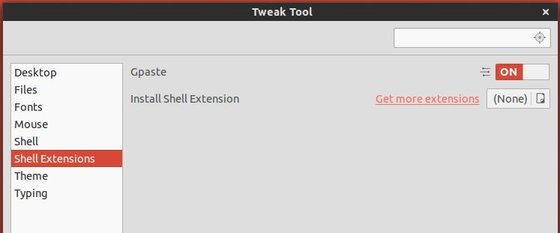 enable gpaste in gnome shell