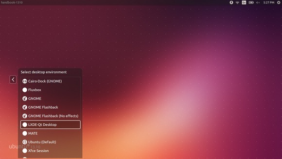 LXDE-Qt desktop in Unity Login Screen