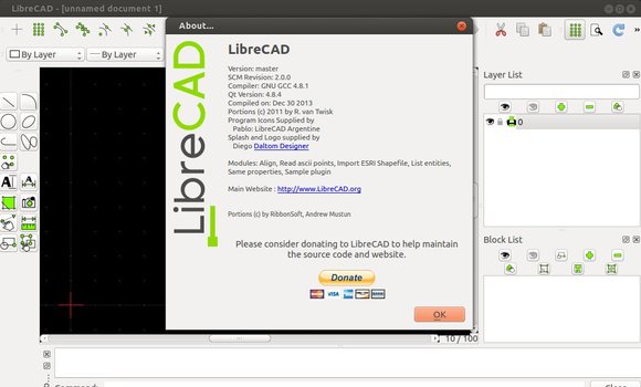 instal LibreCAD 2.2.0.1 free