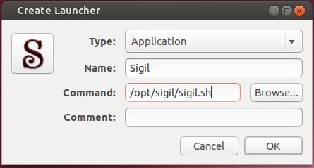 Create Launcher for Sigil
