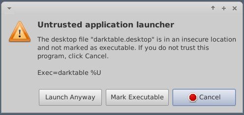 Xfce drag launcher to desktop