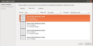 How to easily Create Labels, Business Cards in Ubuntu Linux ...