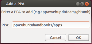 Adding a PPA Ubuntu