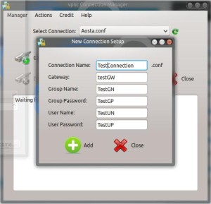 gui to connect to Cisco VPN