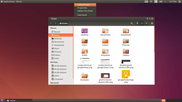 Gnome Classic Ubuntu 14.04