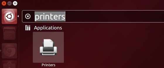 Printers setting in Ubuntu 14.04