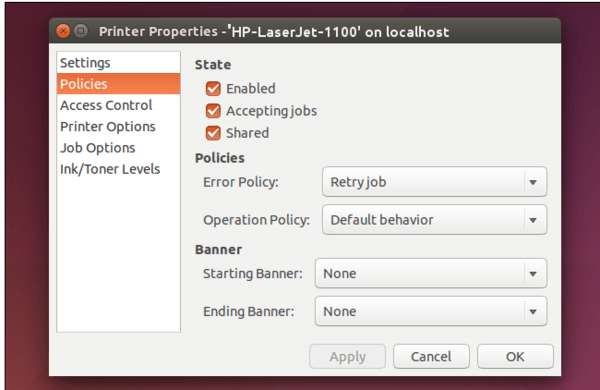 share printer in ubuntu 14.04