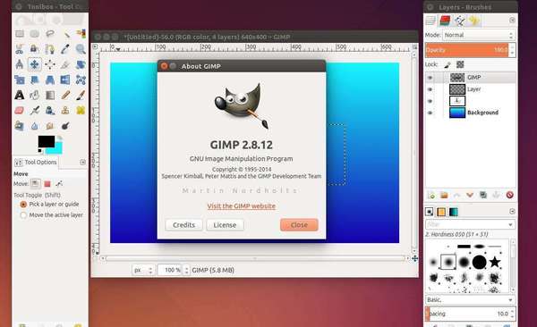 GIMP image editor