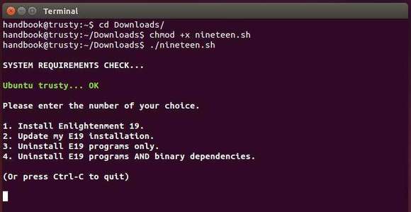 Install Enlightenment e19 in Ubuntu 14.04
