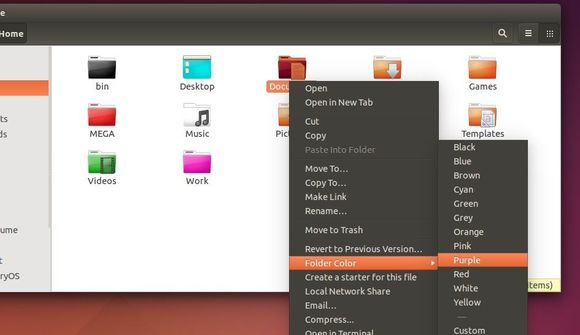 Colorize Nautilus Folder Icons (Ubuntu)