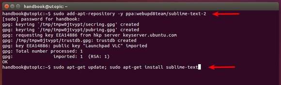Install Sublime Text in Ubuntu from PPA