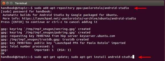 how to update android studio to 3.0 in ubuntu