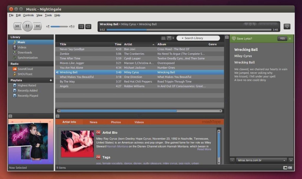 Nightingale in Ubuntu 14.10