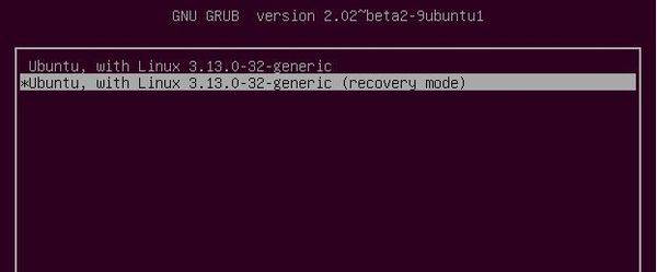 Ubuntu грузится только recovery mode