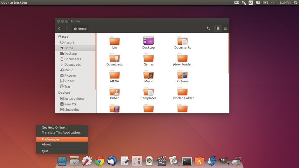 OS X like dock in Ubuntu