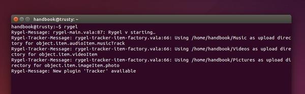 Start Rygel Service in Ubuntu