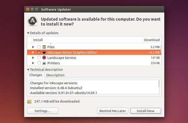 upgrade inkscape in Ubuntu