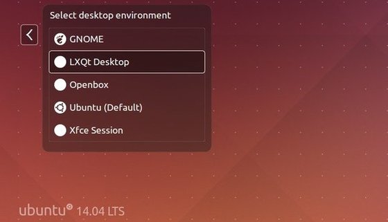 LXQt session in Ubuntu