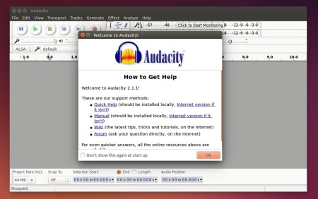 Audacity как установить на ubuntu