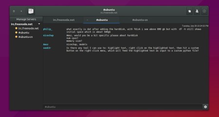 Relay IRC client in Unity