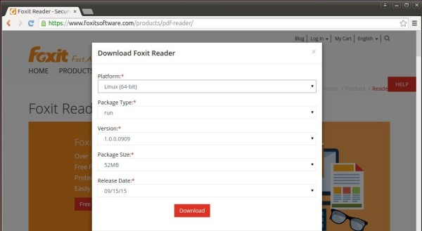 foxit reader download ubuntu