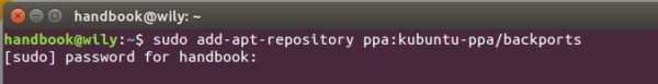 kubuntu-backports-ppa