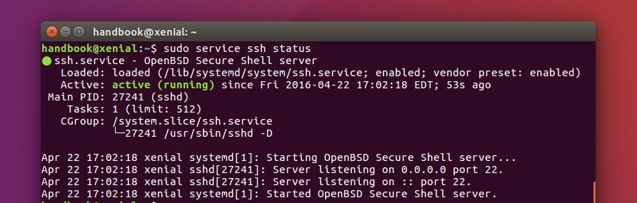 sofistikeret vandring Slør How to Enable SSH in Ubuntu 16.04 LTS – UbuntuHandbook